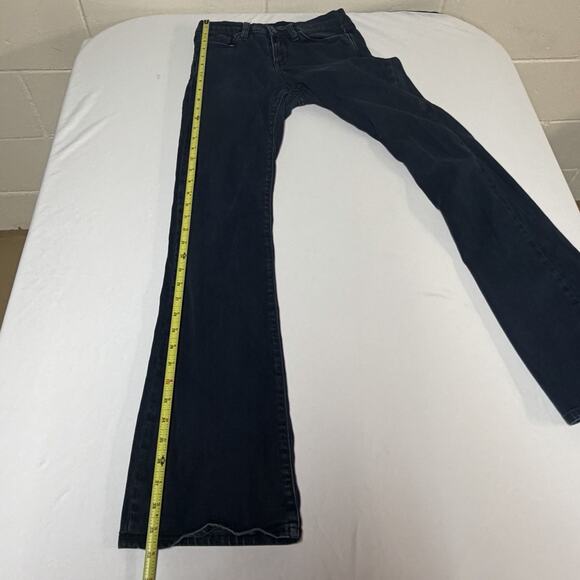 Calvin Klein Modern Boot Cut Jeans Size W27 L22 Dark Wash Stretch Slimming - Picture 12 of 14